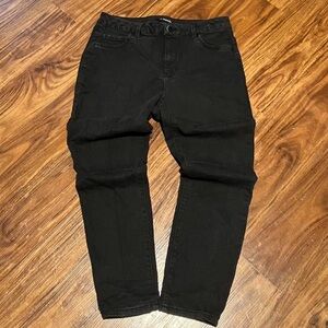 d. jeans Women’s Dark Black Skinny Jeans